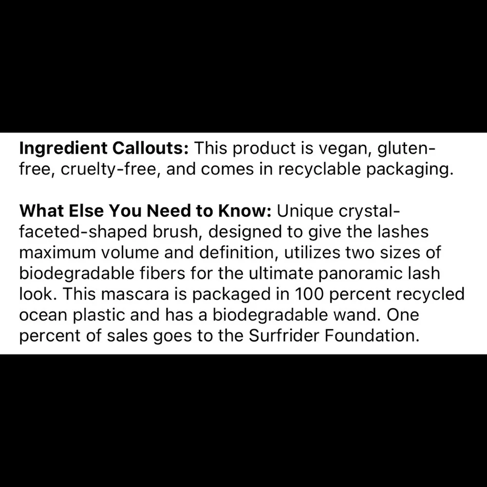 🌿 Athr Beauty The Big Bang Volumizing Mascara